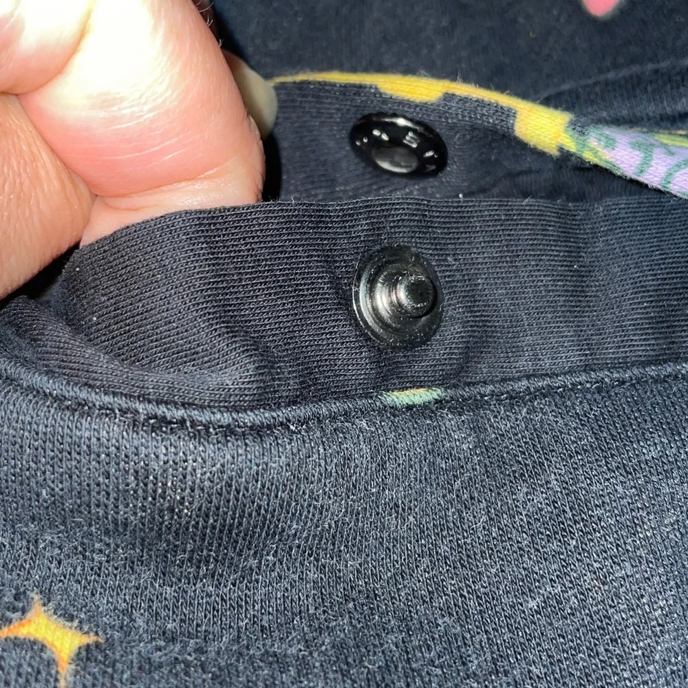 Nike Sportswear Club Fleece Pants Outer Space Print Soft Joggers Black - Picture 8 of 10